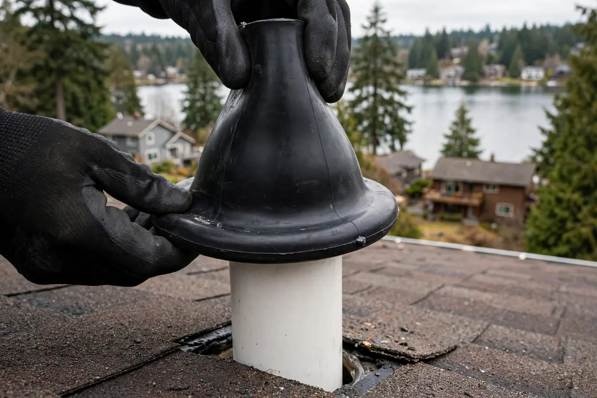 Reparación del arranque de la tubería en Lake Serene, Lynnwood, WA
