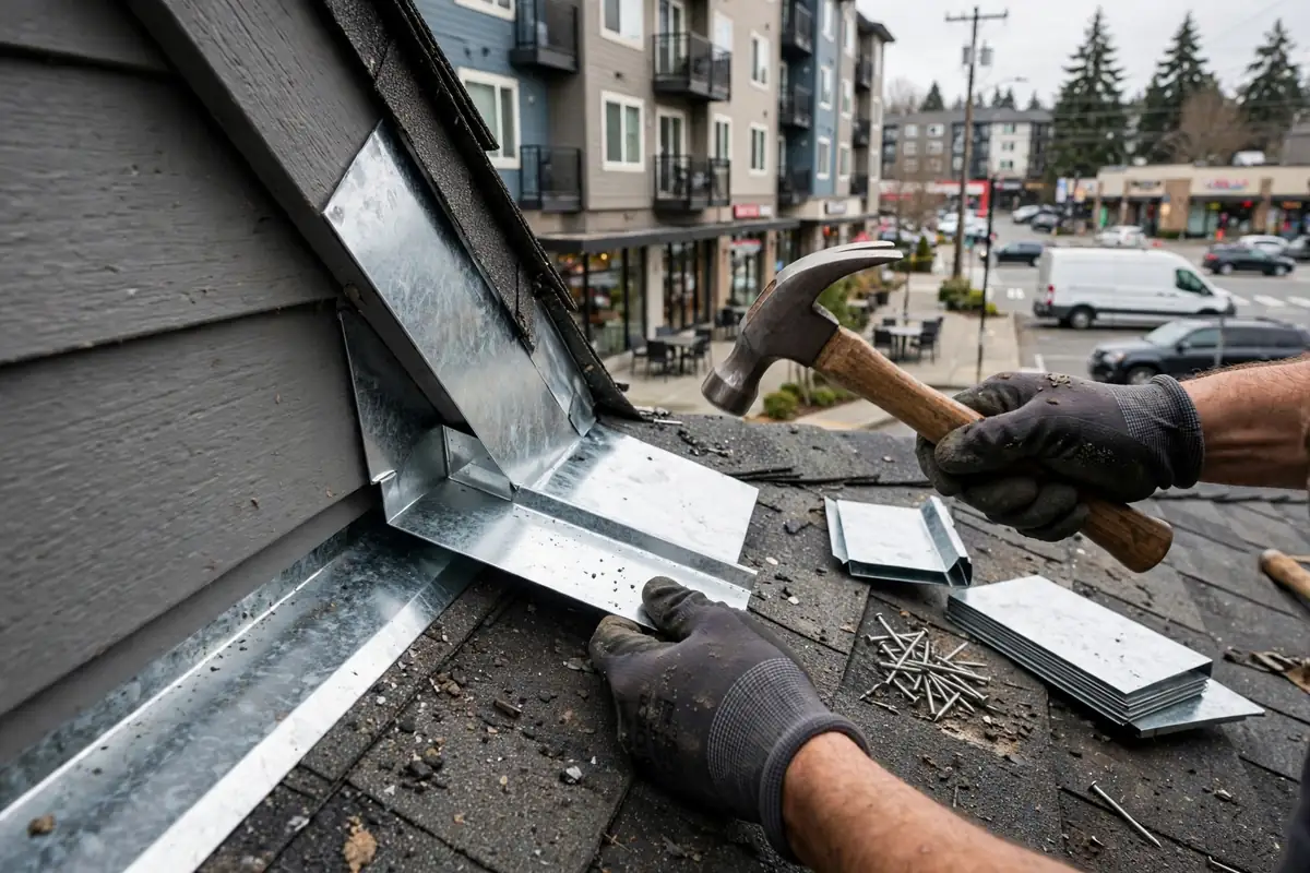 Reparación de techo en Cedar Valley, Lynnwood, WA