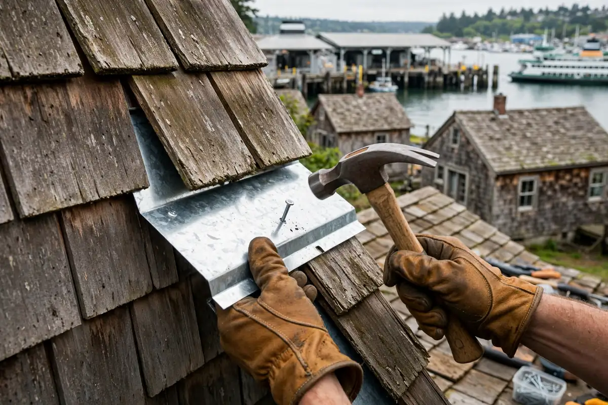 Reparación de techo en Edmonds, Lynnwood, WA
