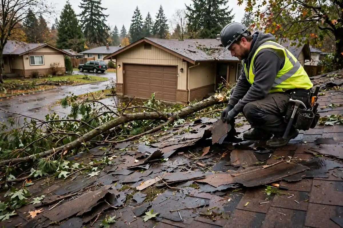 Reparación de fugas por daños causados por tormentas en Martha Lake, Lynnwood, WA